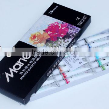 Marie's 12ml 18colours gouache set