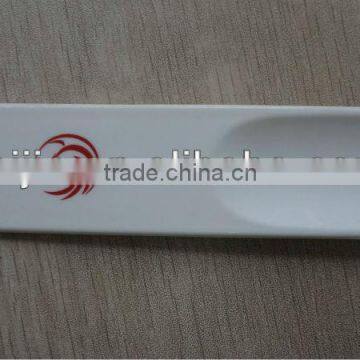 hot selling cheap plastic white shoe horns with logo printed