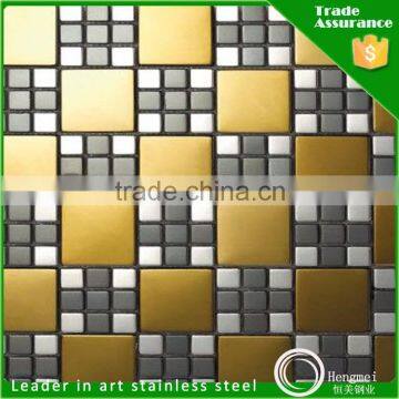 Guangdong market colored 304 400 series free sample stainless steel mosaic for elevator decoration