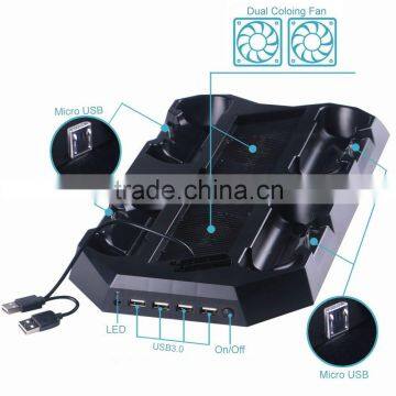 10-In-1 Vertical Stand With Cooling Fan Plus Controller Charger For PS4 photo-3