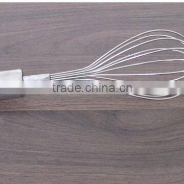 Manual Stainless Steel Mixer Beat Eggs Household Blender Bold Stainless Steel Round Bar Handle Small Medium Large Whisk D08 photo-4