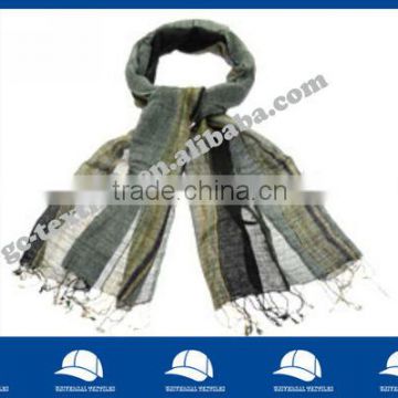 spring woven stripe scarf