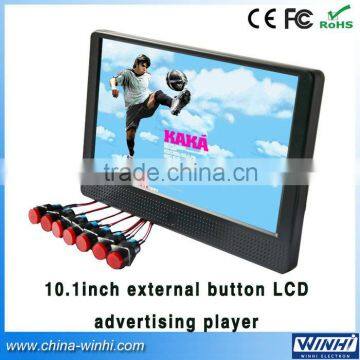 10 Inch Lcd Full hd Plastic Shell USB SD CF TV Player Restaurant Table Indoor Advertising Board photo-2