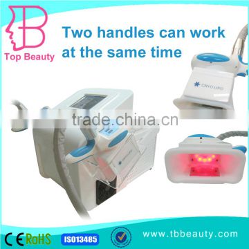 2016 freeze fat cellulite removal machine with 2 cooling touch handles