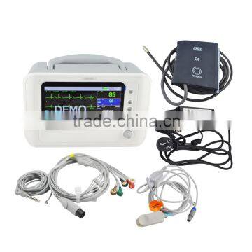 Handheld 7 Inch 6 Parameter Patient Monitor RPM-9000F With Battery by CE ISO Approved photo-4