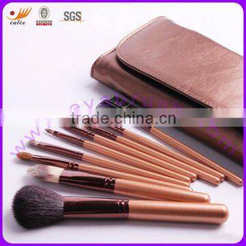 Natural Hair makeup brush set with 8pcs