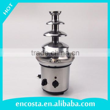 4 tiers stainless steel electrics chocolate fountain machine