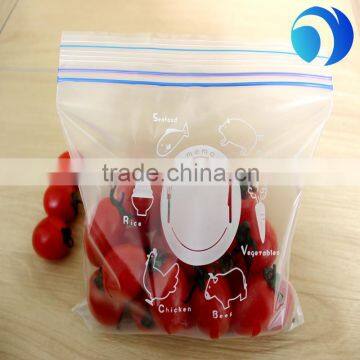 self adhesive mini PE plastic zipper bags