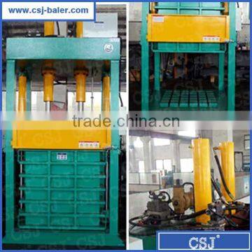 Garment clothing textile baling press machine