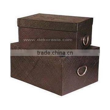 Pandan Clothes Boxes Set Of 2