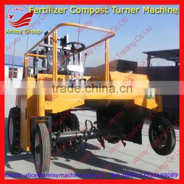 2015 Newest Amisy Self-propelled compost turner machine for fermenting agricultural waste