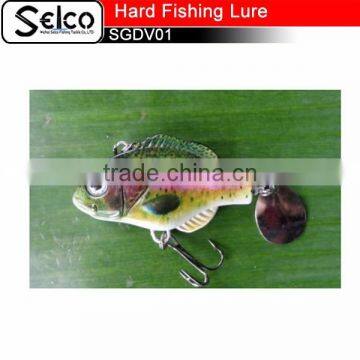 China Artifical Plastic Fishing Vibe With Blade 2.5" photo-2