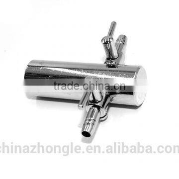 Chrome plated brass material 2 way out air control valve