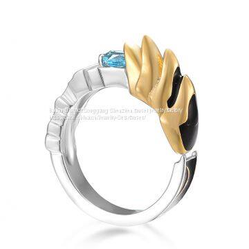 LOL Ezreal Ashe Kindred Diana Leona Arthorn Jhin Ring League of Legends Game Peripherals Character Silver 925 Fashion photo-4