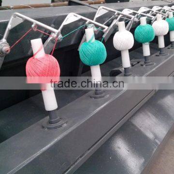 Semi-automatic 10 heads pp split film twine ball winder for sale