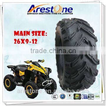 Atv 250cc tires from Qingdao 26X9-12 26X11-12