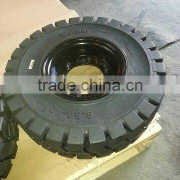 Lift Truck 6.50-10 7.00-12 Solid Forklift Tire Rubber Pressure photo-5
