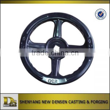 OD 250mm black Stamping handwheel for valve