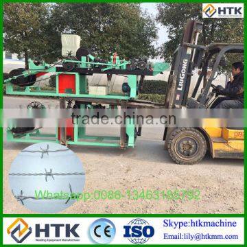 355r/min Speed Straight and Reverse Twisted Barbed Wire Making Machine photo-6