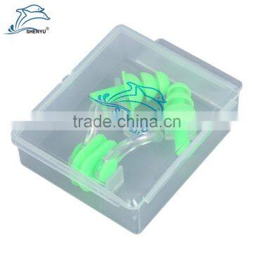 Shenyu Soft Silicone Waterproof Swimming Nose Clips Water Sport Gear With a Case Box Pool Accessory photo-4