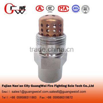 Open spray fire sprinkler system water mist fire sprinkler