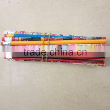 Wholesale Black Lead Wooden Pencils With Erasers photo-2