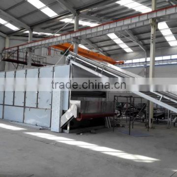 Continuous Hot Air Spinach Drying Machine Belt Dryer