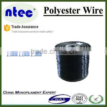 polyester/pet wire for agriculture, high tensile strength polyester wire anti-uv, vinyard line