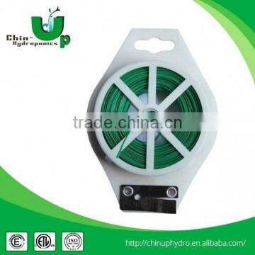 Green Garden Plant Tie/ Plastic Coated Twist Tie/ Adjustable Garden Tie photo-4