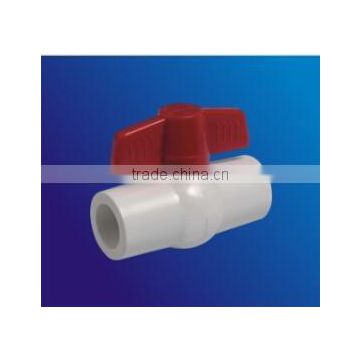 pvc pipe fitting plastic ball valve price