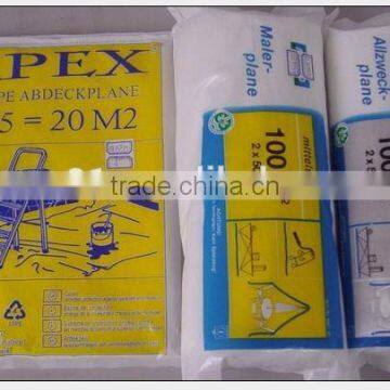 plastic cover sheet,dust sheet,drop sheet for masking purpose