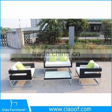 Aluminum Material Rattan Wicker Sofa Set Outdoor Furniture