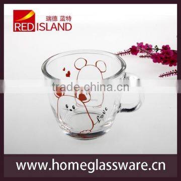 Carton Stamping Glass Cup Glass Mug for Tea/wine Made in China photo-5