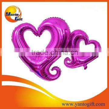 Heart shape decoration balloons for party