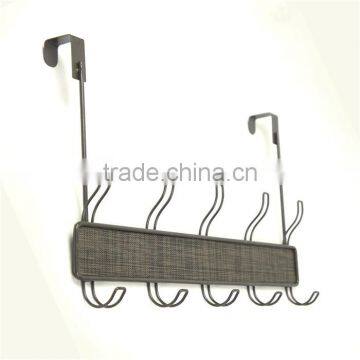 Metal Door Hanging Rack, 5 Hooks photo-3
