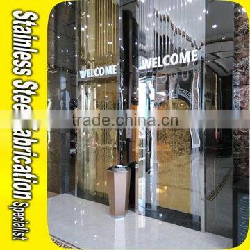 Mirror Etching Color Stainless Steel Elevator Door Frame