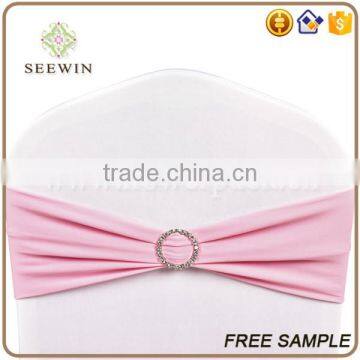 Hot Sale Polyester Spandex Ruffle Chair Sash photo-5