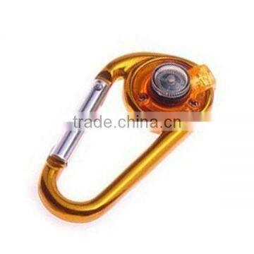 Aluminum Carabiner with light