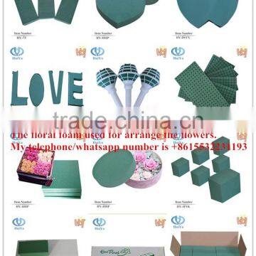 Different Kinds of Green Wet Floral Foam Shapes Wholesale