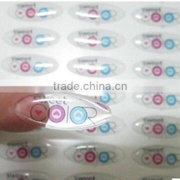 Custom Clear Epoxy Resin Doming Stickers