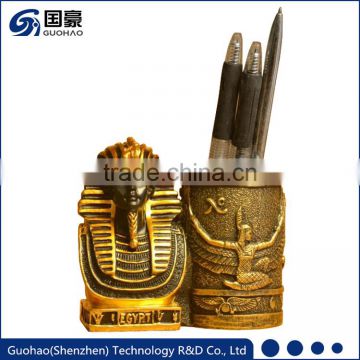 Custom Egyptian Pharaoh statues pen holder