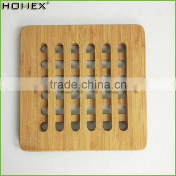 Bamboo Hot Pot Trivet Dining Table Mat Homex BSCI/Factory