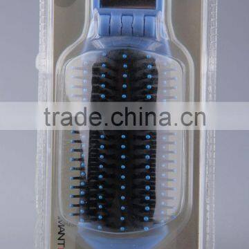 Strip Shape Plastic Folding Comb With Mirror/hair Brush photo-4