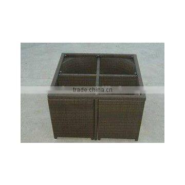 Vector New Rattan Outdoor Tea/coffee Table With Chair