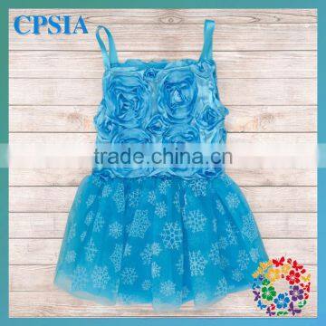 2014 Fairy Winter One Piece Baby Girls Party Wear Dress photo-2