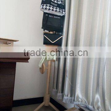 Wooden Clothes Drying Rack Stand Coat Rack Bag Rack Modern Design photo-2