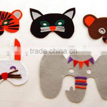 2017 China hot sale hight quality products eco friendly felt material handmade wholesale party decoration animal mask