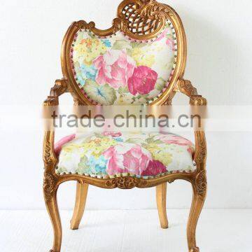 Antique Home&hotel Use Red Fabric Dining Room Chair photo-4