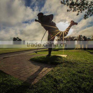 Bronze Sculpture Garden Statue - Life Sized Golfer Statue BS278A photo-5