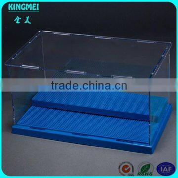 Top Quality Square Box! Black Base Acrylic Plane Model Display Case, Custom Plexiglass Case Manufactory, Wholesale Acrylic Box photo-6